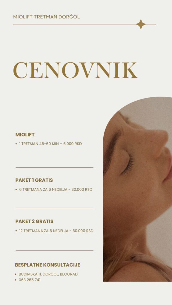 Miolift tretman Dorćol Cenovnik